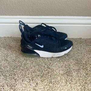 Kids Navy Nike Shoes, Nike Air Max, Air Max 270, Kids Nike Shoes, Kids Shoes